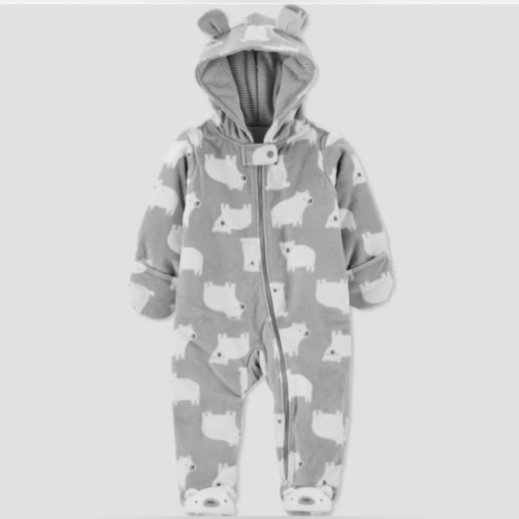 Baby Polar Bear Snowsuit - Carter’s - Picture 1 of 7